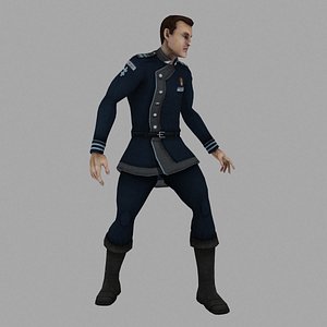 3d model steampunk character