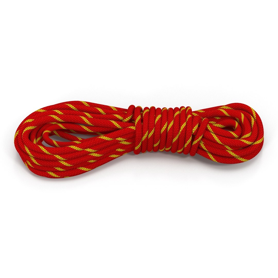 3ds Rock Climbing Rope Red