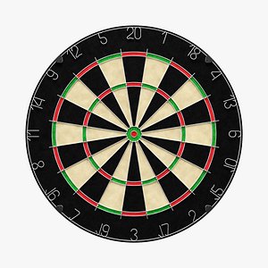 3D A Dartboard of the Darts Game