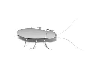 cucaracha cockrach 3d obj
