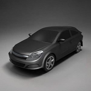 Opel Astra H GTC Vauxhall 3D Model $89 - .3ds .dxf .fbx .max .obj .unknown  - Free3D