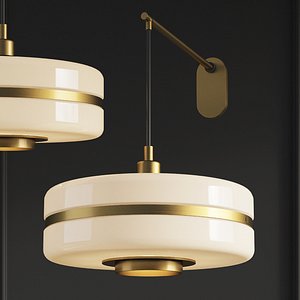 masina wall light bertfrank 3D model
