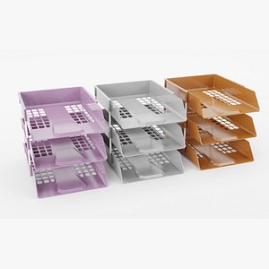 PAPER SHELVES 3D model