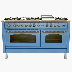 Hallman 60  Gas Range 3D