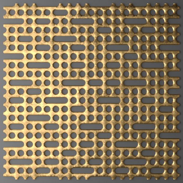 panel lattice grille 3d model