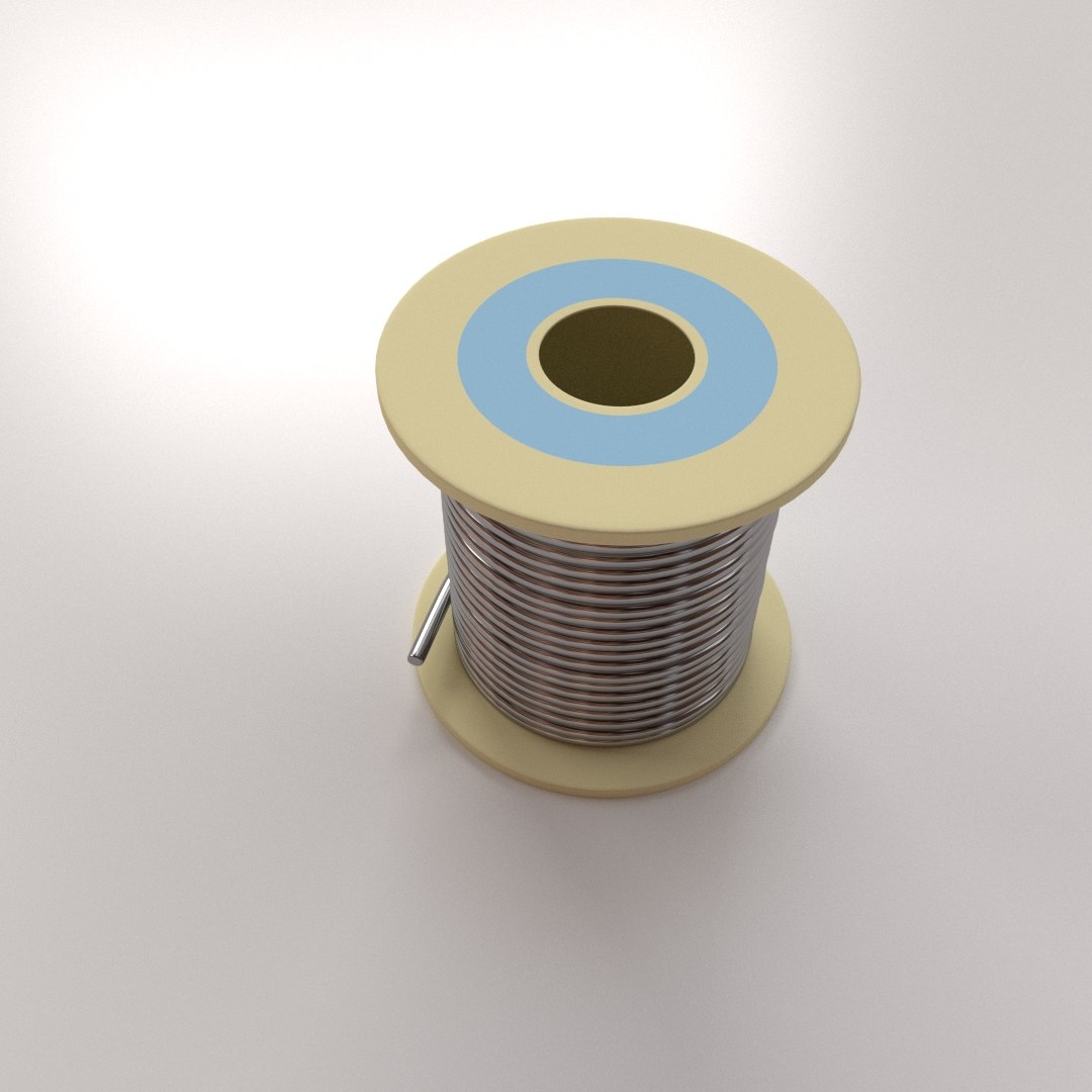 Solder Spool 3ds