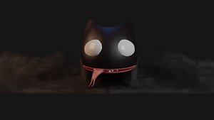 3D cute alien monster baby