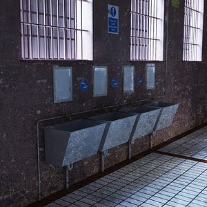 bathroom bath scene 3D