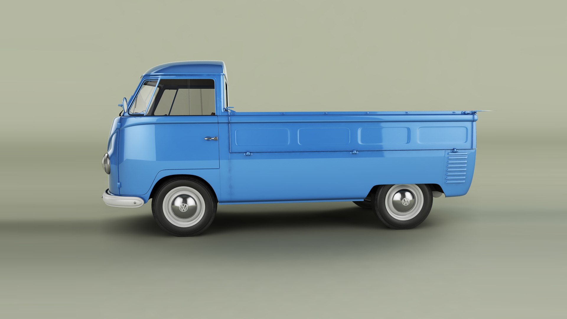Volkswagen Type 2 Single Cab Pickup T1 3D 모델 - TurboSquid 1898309