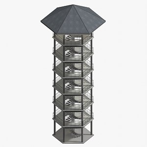 3D Tropical pavilion 26A19