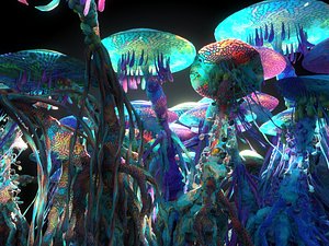 Avatar Fungus Tree Animated Pack