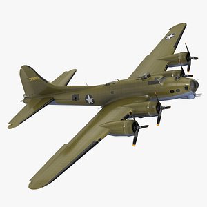 Boeing B-17 Bomber Rigged