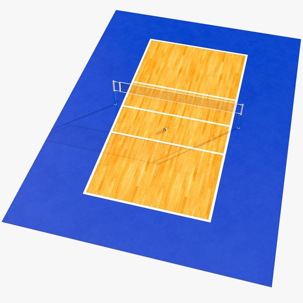 3D Volleyball Court 08 model