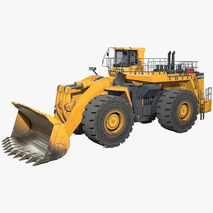 Wheel Loader Rigged model
