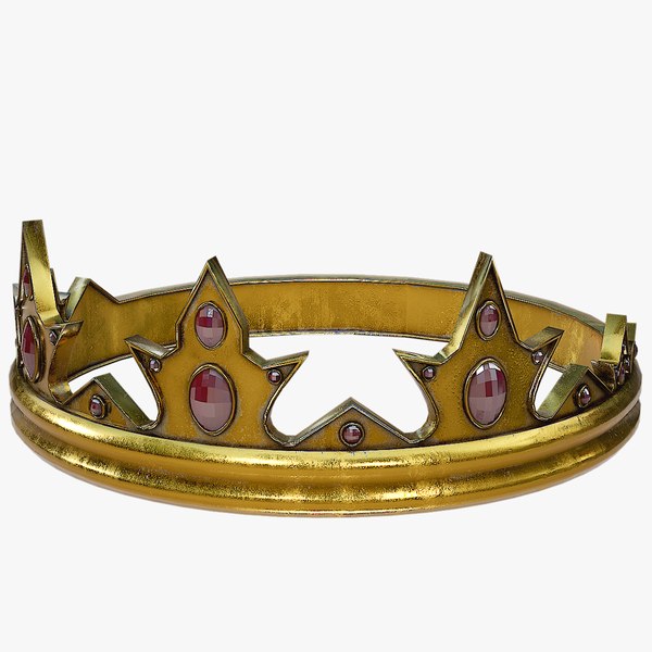 Royal Gold Crown PBR 3D model