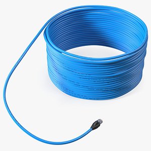 RJ45 24AWG Ethernet Network Cable 3D model