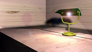 free desk lamp 3d model