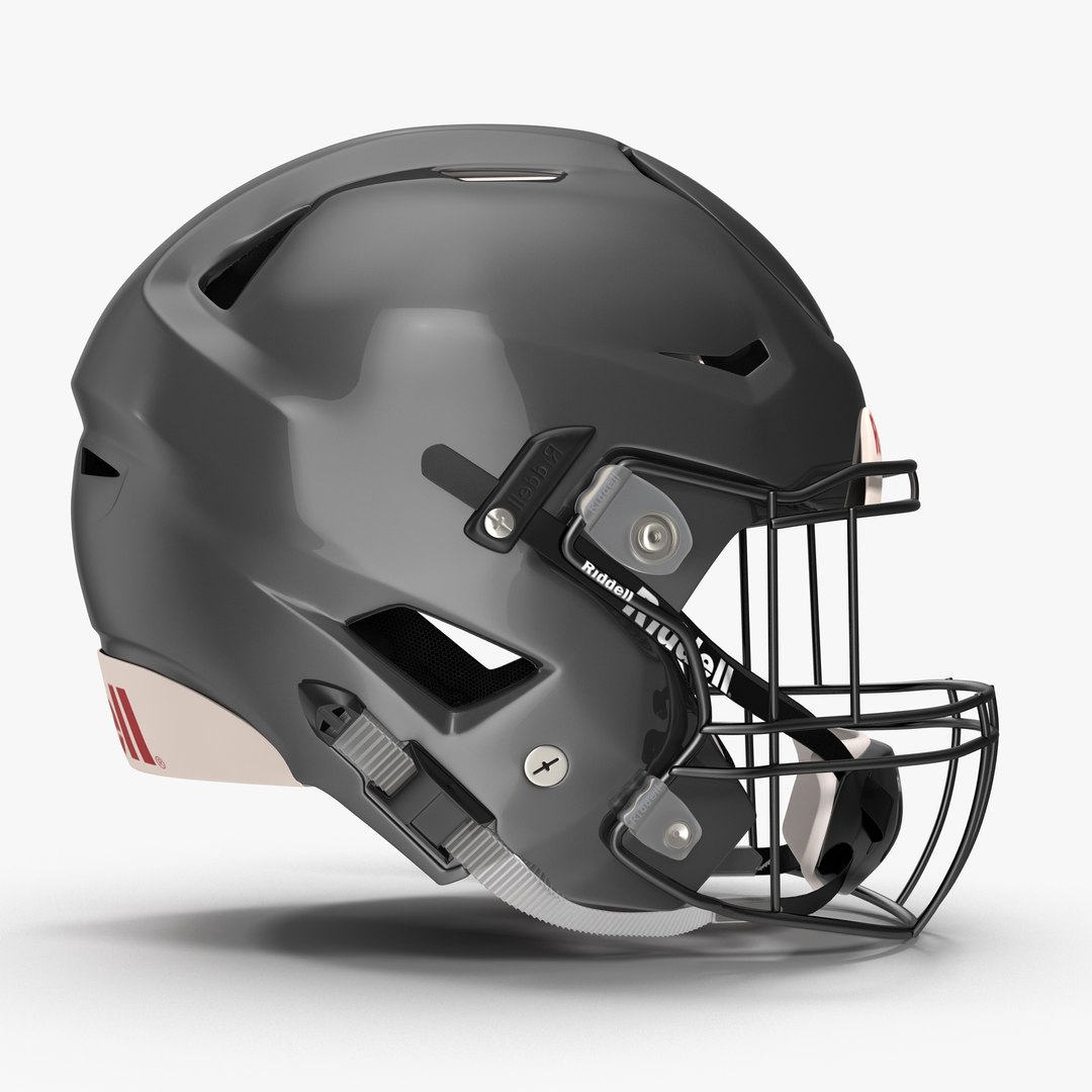 3d Riddel Speedflex Helmet Black Model