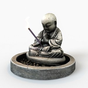 3D Buddha incense