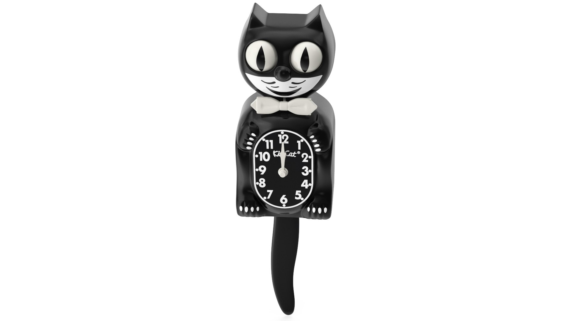 3D Black Kit Cat Clock TurboSquid 2066144