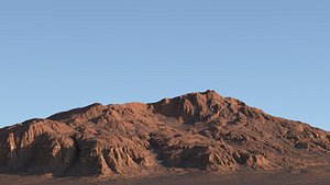 Desert mountain version 2 3D model