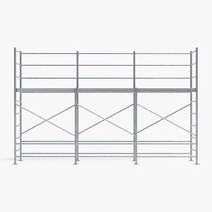 3D scaffolding pbr model