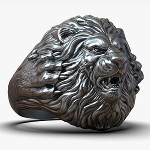 lion ring printing model