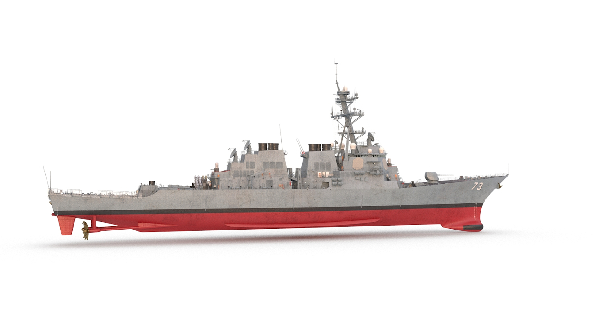 3D Model Uss Decatur - TurboSquid 1400619