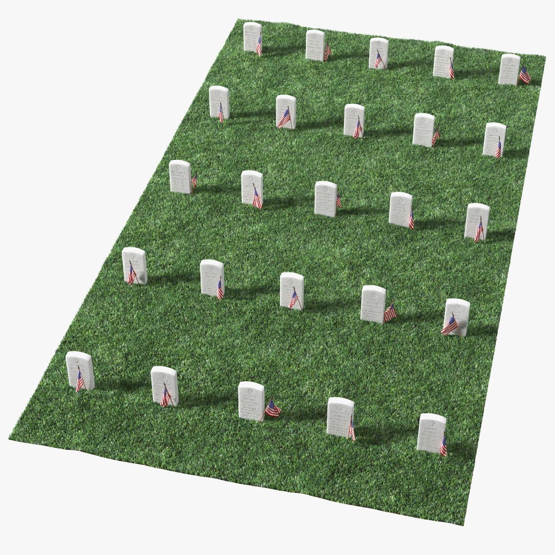 Graveyard World War Heroes 5x5 Fur 3D model preview