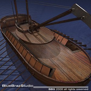 3d model leonardo assault battleship ship