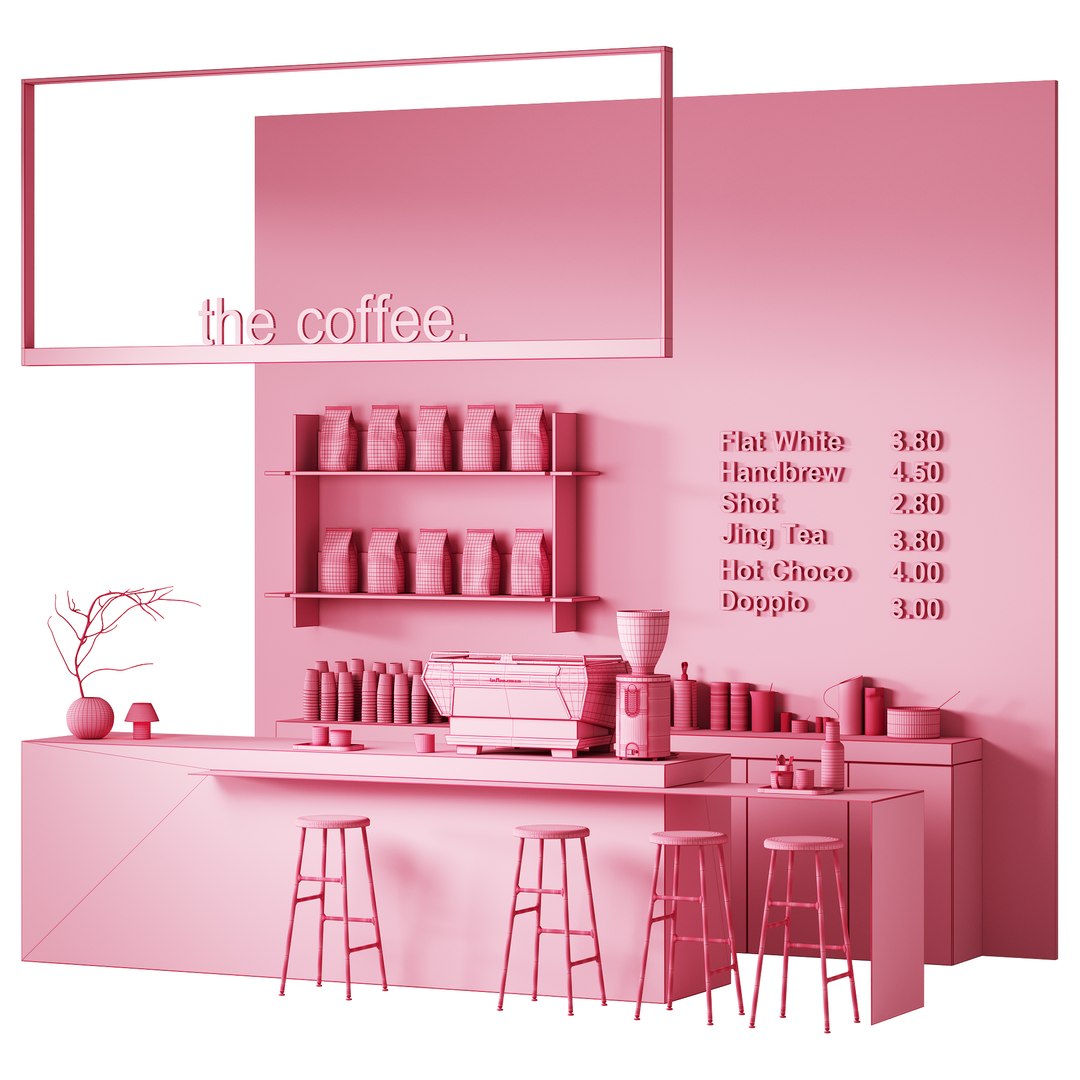 533 Cafe And Restaurant 01 Coffee Spot 01 3D Model - TurboSquid 2309622