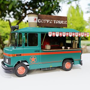 Mercedes 508 L Coffe Truck