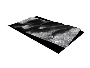 MARS VR - Dunes in Syrtis Major Region Crater 3D