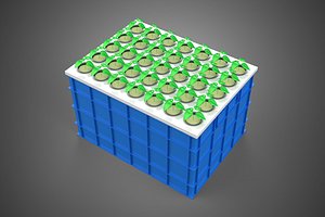PLASTIC WATER TANK STORAGE CONTAINER AEROPONIC PLANT GROW FARM