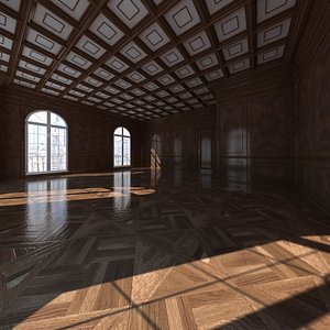3d model of base classic interior