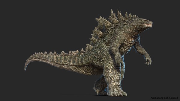 3D модель Monster Godzilla Rigged - TurboSquid 2091961