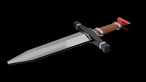 Low Poly Stylized Sword