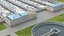 Modern Water Treatment Plant PBR 3D model