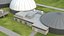 Modern Water Treatment Plant PBR 3D model