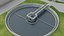Modern Water Treatment Plant PBR 3D model
