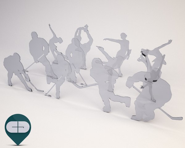 3d silhouette people