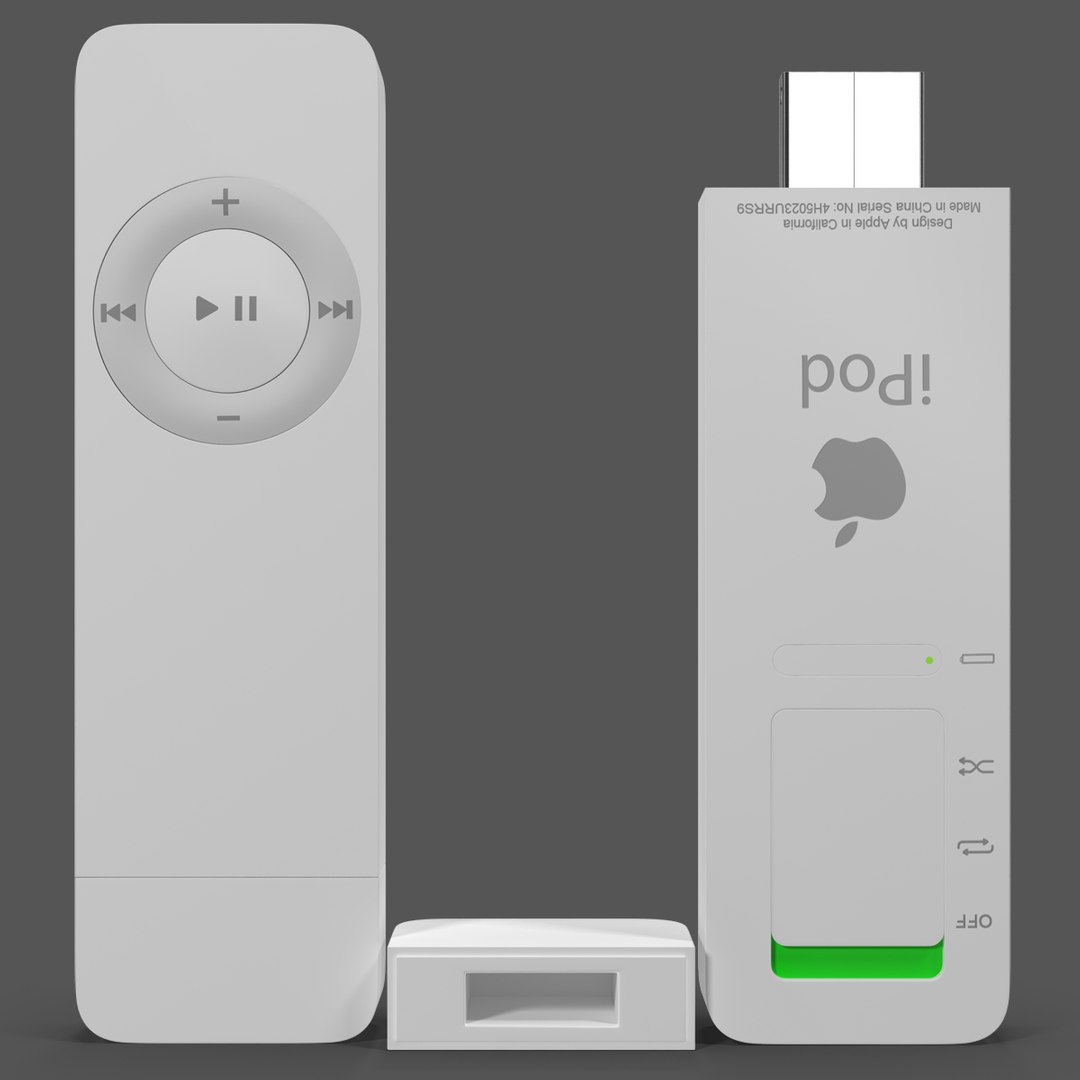iPod Shuffle 3D Model 3D model preview