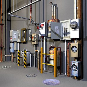 Power Panels and Gas Meters 01
