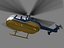3d model bo105 helicopter