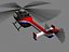 3d model bo105 helicopter