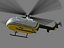 3d model bo105 helicopter