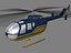 3d model bo105 helicopter