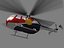 3d model bo105 helicopter