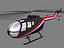 3d model bo105 helicopter