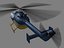 3d model bo105 helicopter